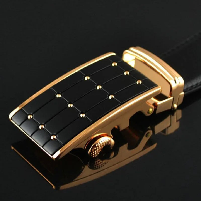 Genuine Leather Automatic Men's Belts Luxury Business Strap Belts for Men Designer Belts Male High Quality