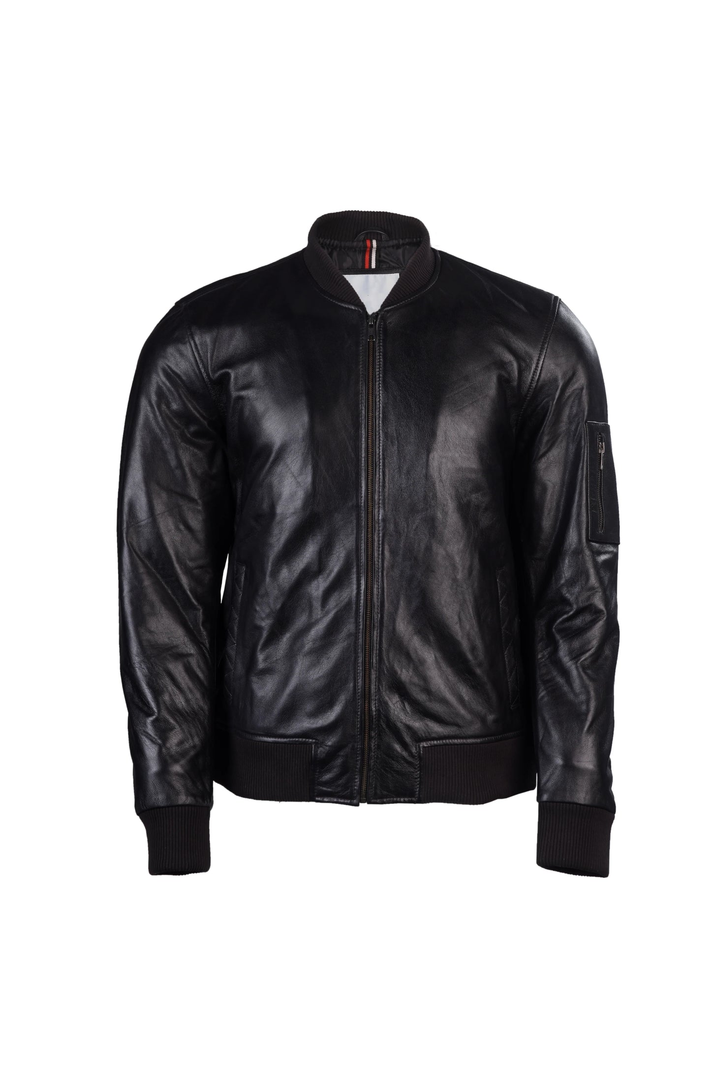 Men's Bomber Real Leather Jacket