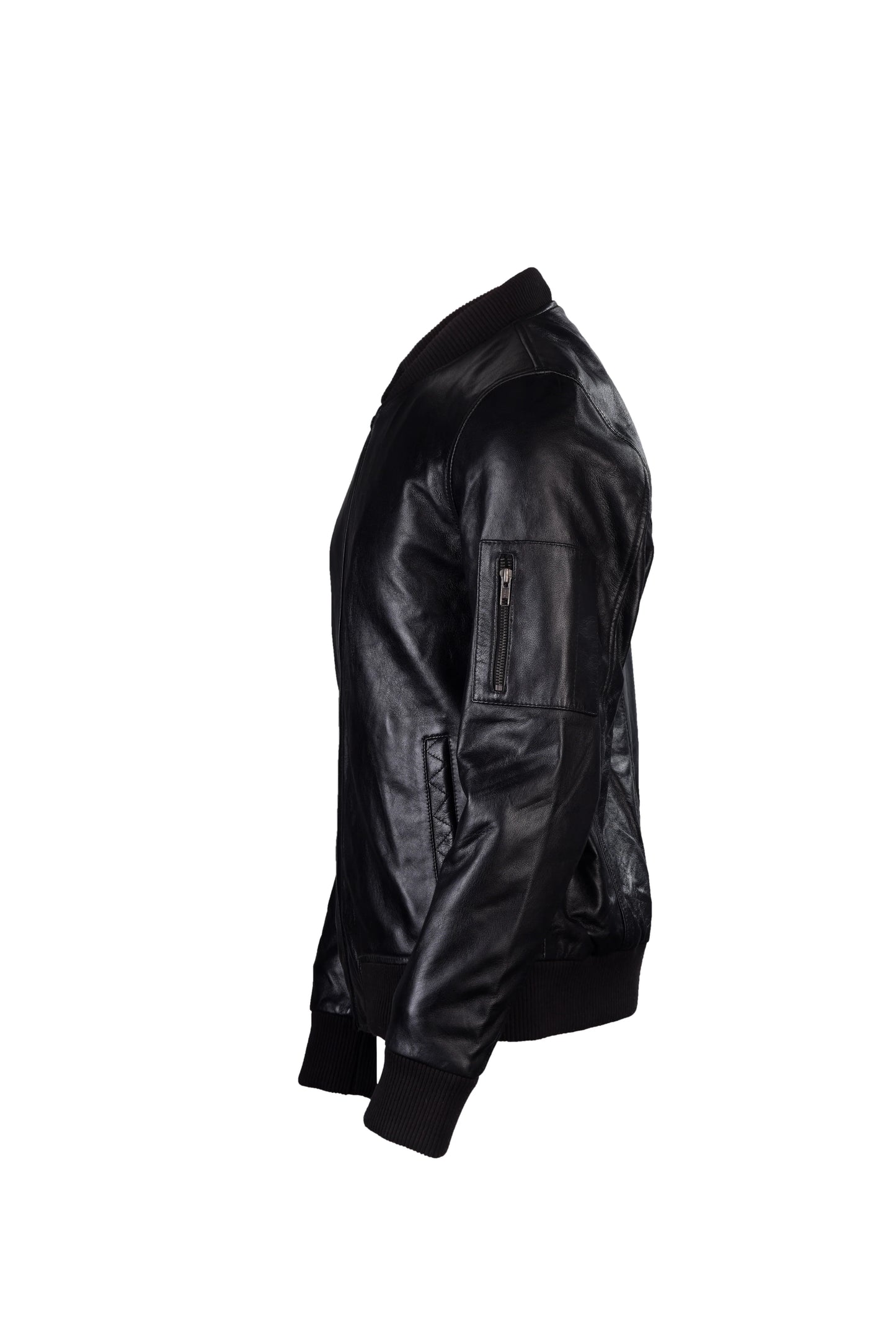 Men's Bomber Real Leather Jacket