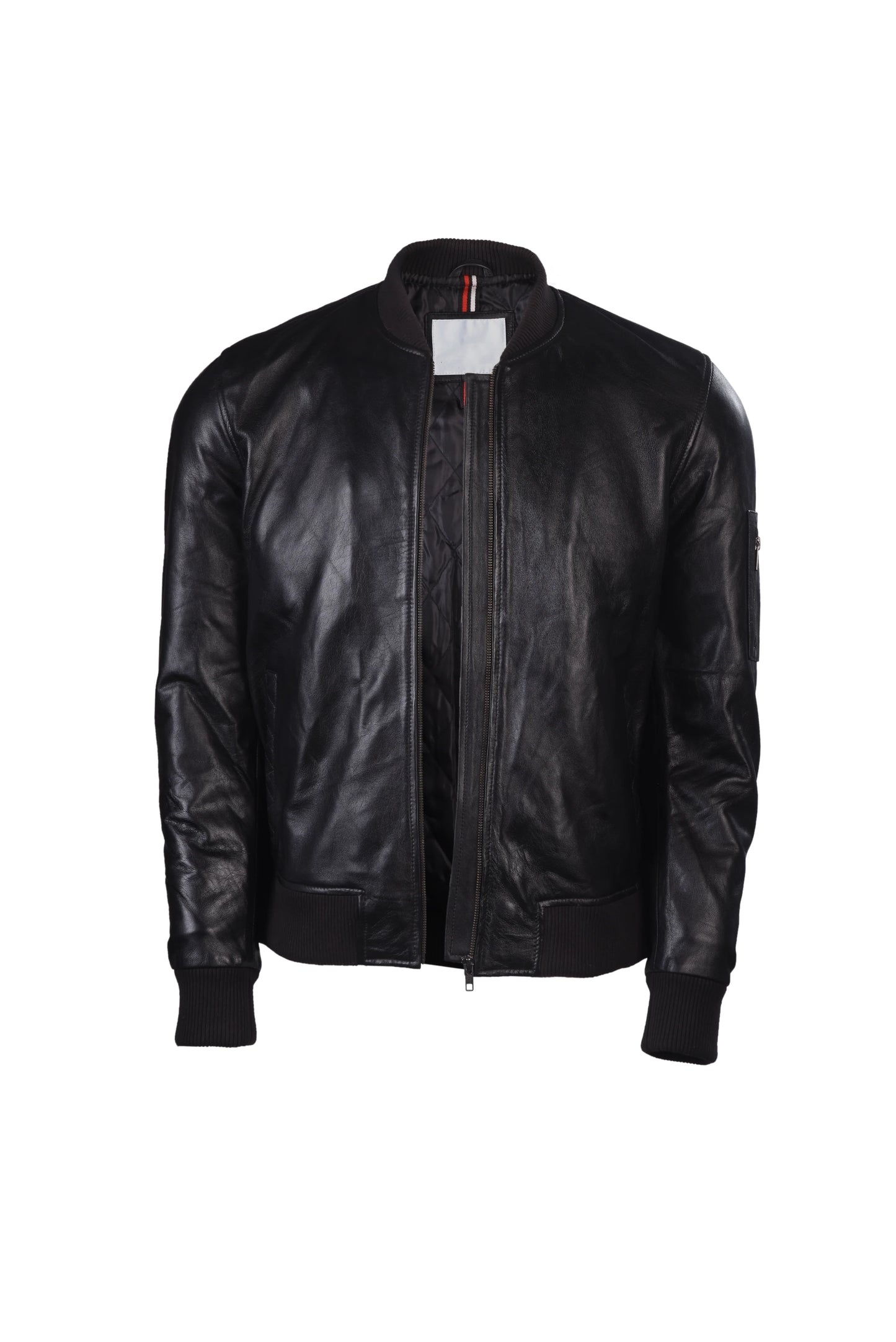 Men's Bomber Real Leather Jacket