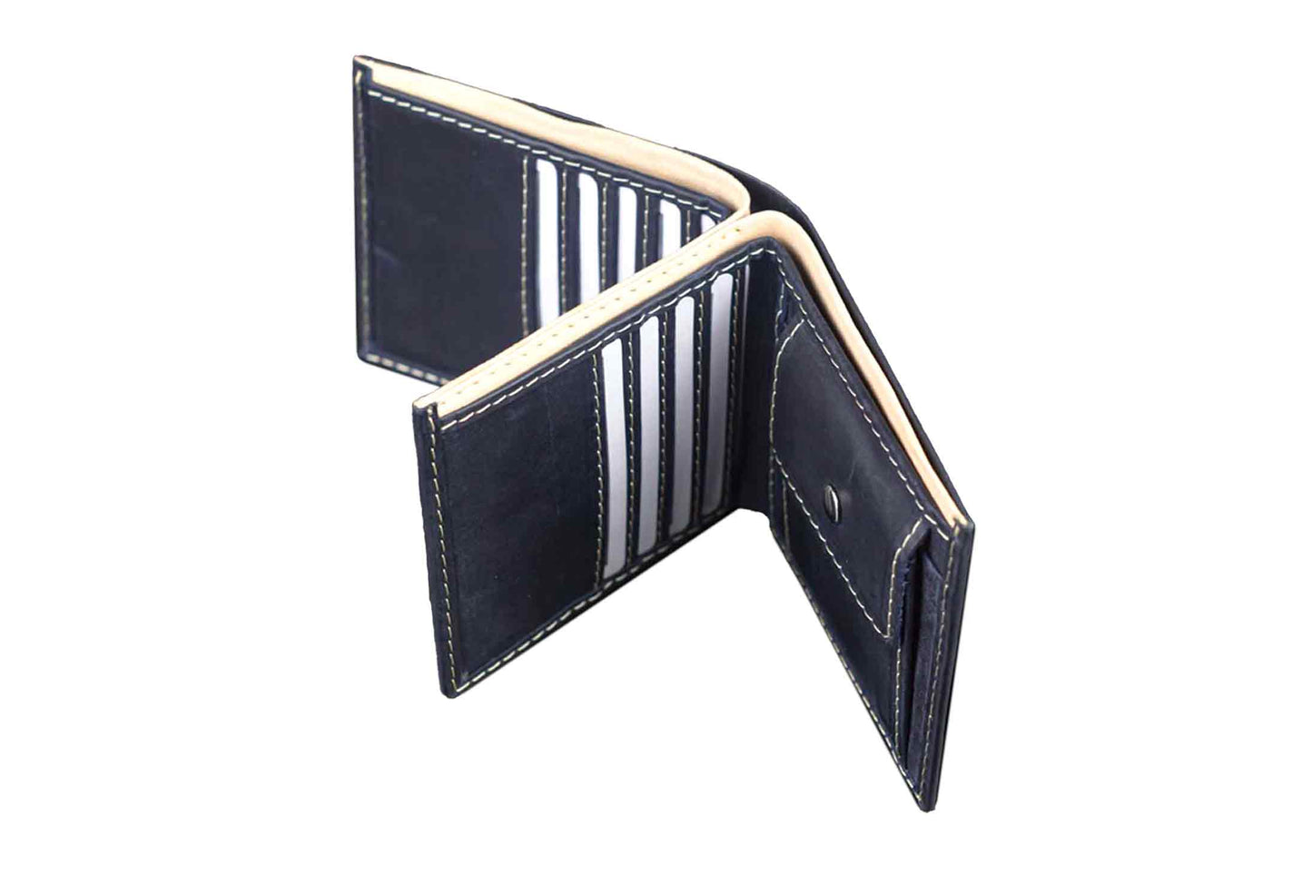 Real Leather Trifold Wallet