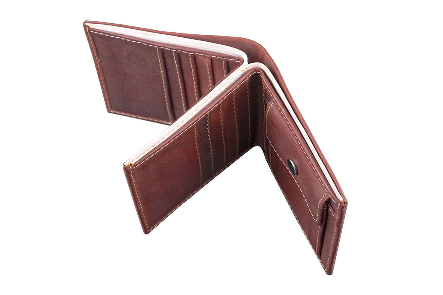 Real Leather Trifold Wallet